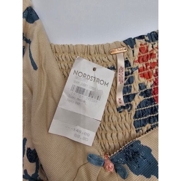 Free People Women's Medium Francesca Floral-Print Mini Dress NWT - Picture 5 of 11